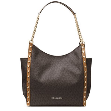 michael michael kors newbury medium chain shoulder tote|MICHAEL Michael Kors Newbury Medium Chain Leather .